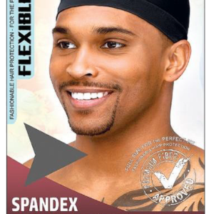 Spandex Dome Cap - Black (M4702BLK) | Flexible, Comfortable, Breathable