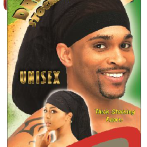 Unisex Dreadlocks Stocking Tube - Black (M1717BLK) | Thick Stocking Fabric for Comfort