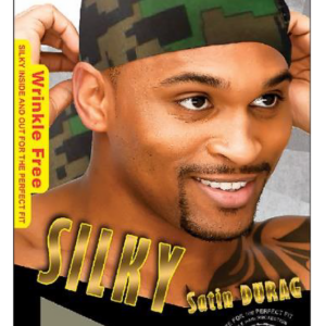 Silky Satin Durag - Camouflage (M48112) | Wrinkle-Free, Premium Fit