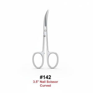 3.5" Nail Scissor Curved - Professional Stainless Steel #142