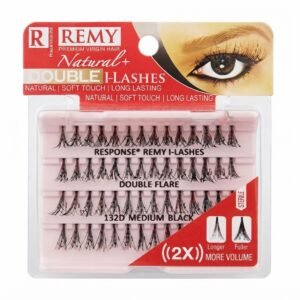 Eyelashes Flair Medium Double Black #00132D