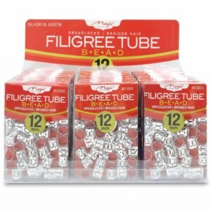 FILGREE TUBE SILVER DISPLAY 18 Pieces #O12DISSIL