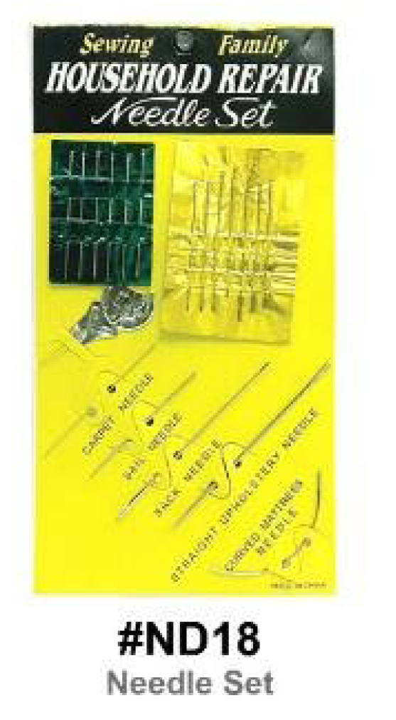 Generic, Household Repair Needle Set, #ND18, Multi-Purpose