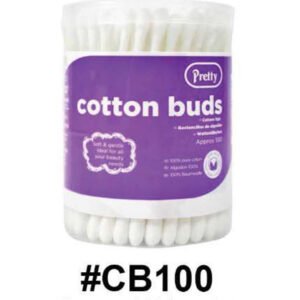 Pretty Cotton Buds - Approx 100 in a Jar