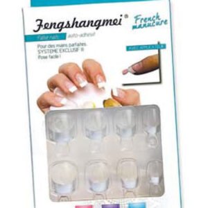 French Manicure Nail Tips - Natural Clear Base #NAILART5