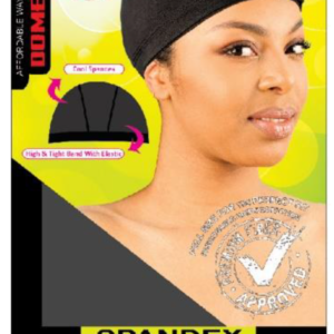Spandex Dome Cap - X-Large Size - Black - #MY006BLK