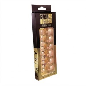 Nail Fairy Light Pink Toe Nails with White Tip #TOE6