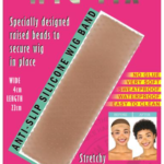 Silicone Wig Grip Band - Anti-Slip Raised Beads for Secure Wig Placement - #M14BRO, #M14NUDE, #M14BLK, #M14BLO