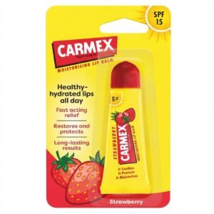 Carmex Strawberry Lip Balm Tube SPF 15 - Box of 12pcs #CA02031