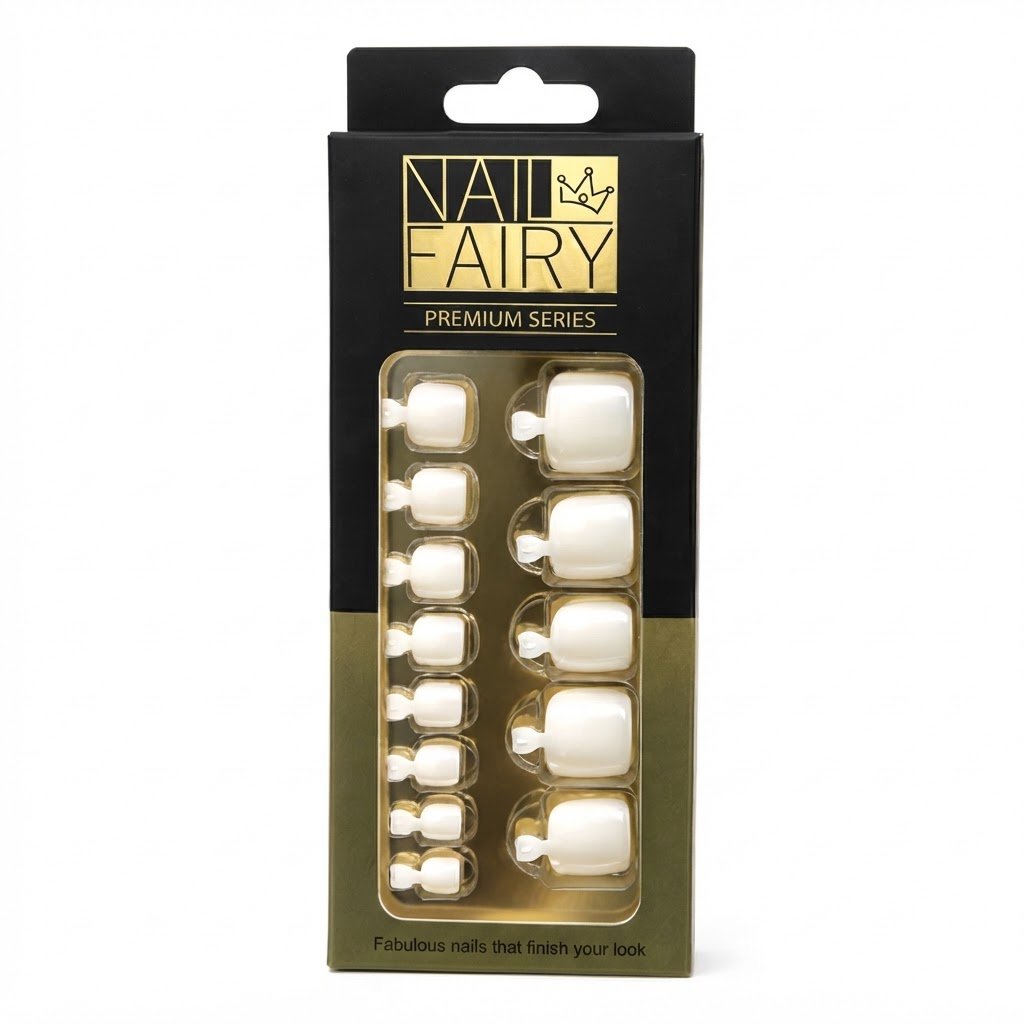 Nail Fairy Premium Series Toe White - Perfect Finish #TOE3