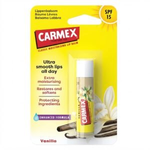 Carmex Ultra Smooth Vanilla Lip Balm - Box of 12pcs #CA00224