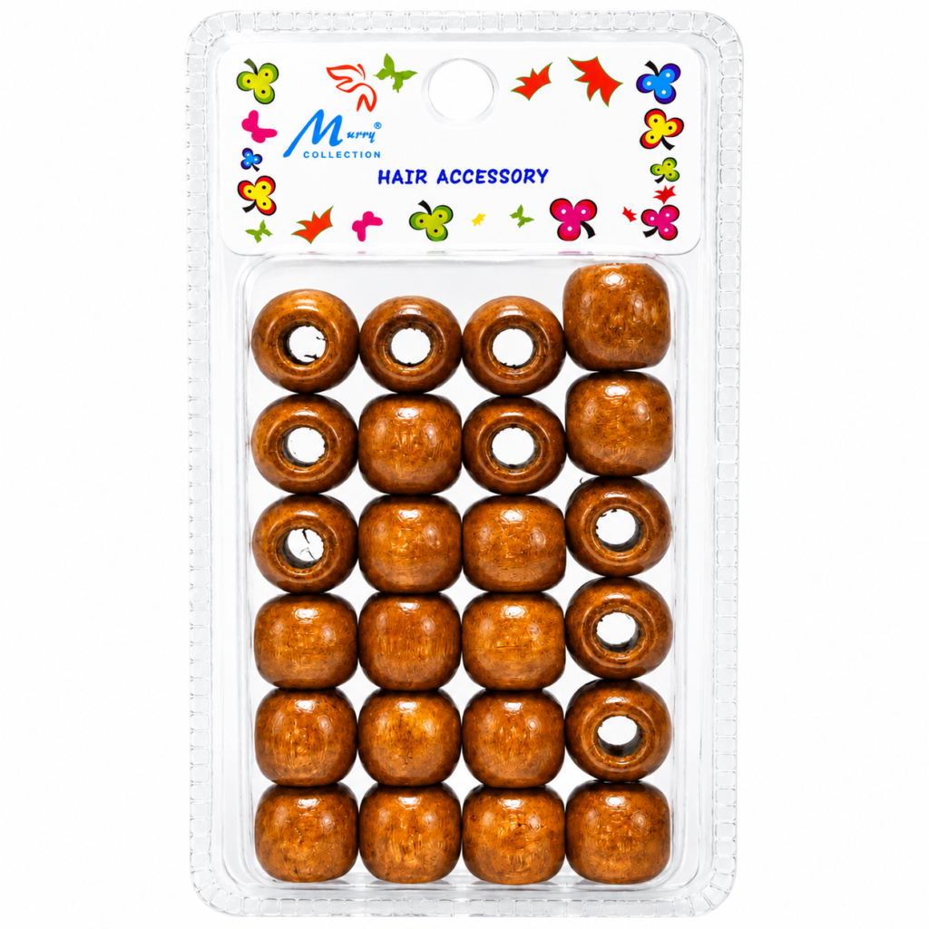 Wooden Beads Light Brown Colour #WOOD13