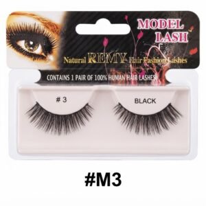 Remy Model Lash Classic Style #M3 100% Human Hair Lashes for Effortless Elegance