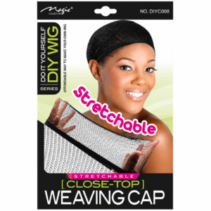 DIY Close-Top Weaving Cap - Stretchable Design - Black #DIY009