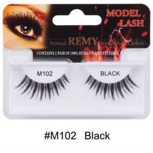Remy Natural False Lashes Model Lash M102 Black (#M102)