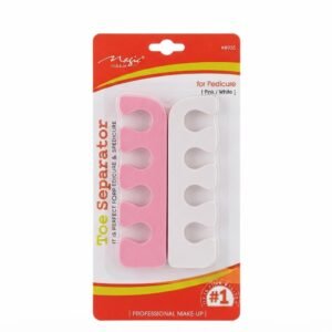 Magic Collection Toe Pedicure Separator - Pink & White # 9056