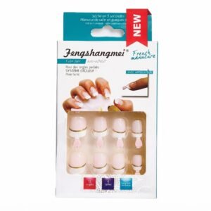 French Manicure Artificial Nail Tips - Classic White Tips #NAILART7