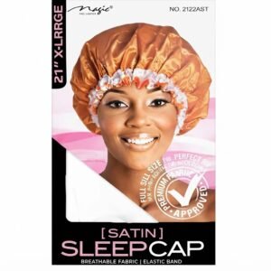 Satin Sleep Cap - 21" X-Large - Black & Assorted - #2122BLA & #2122AST