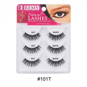 R Remy Natural+ Lashes - Black Triple #101T