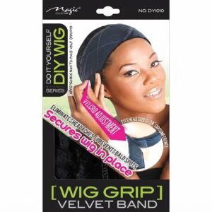 Wig Grip Velvet Band - Secure & Comfortable Wig Placement - #DIY010BLO & #DIY010BLA