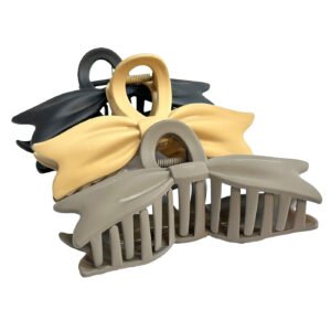 Large Brown Mix Jaw Clips for stylish hair management