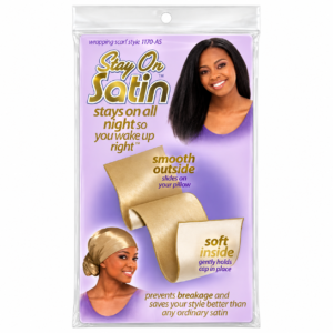 Stay On Satin Wrapping Scarf Hair Protection SOS1170A