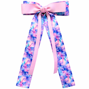Jojo Fade Pink Pastel Medium Tail Hair Bow Clip JOJO21