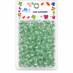 Murry Collection Jumbo Glitter Beads Clear Green #MET4