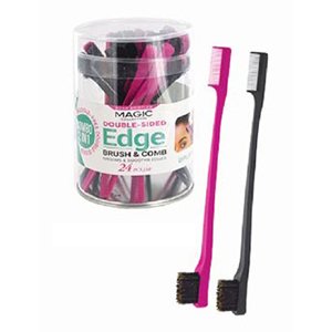 Magic 2In1 Edge Brush Jar containing 24 edge brushes in vibrant colours