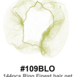 Hair Nets - 144pcs Ring Finest Hair Net - Black, Brown, and Blonde - #109BBLK, #109BRO, #109BLO