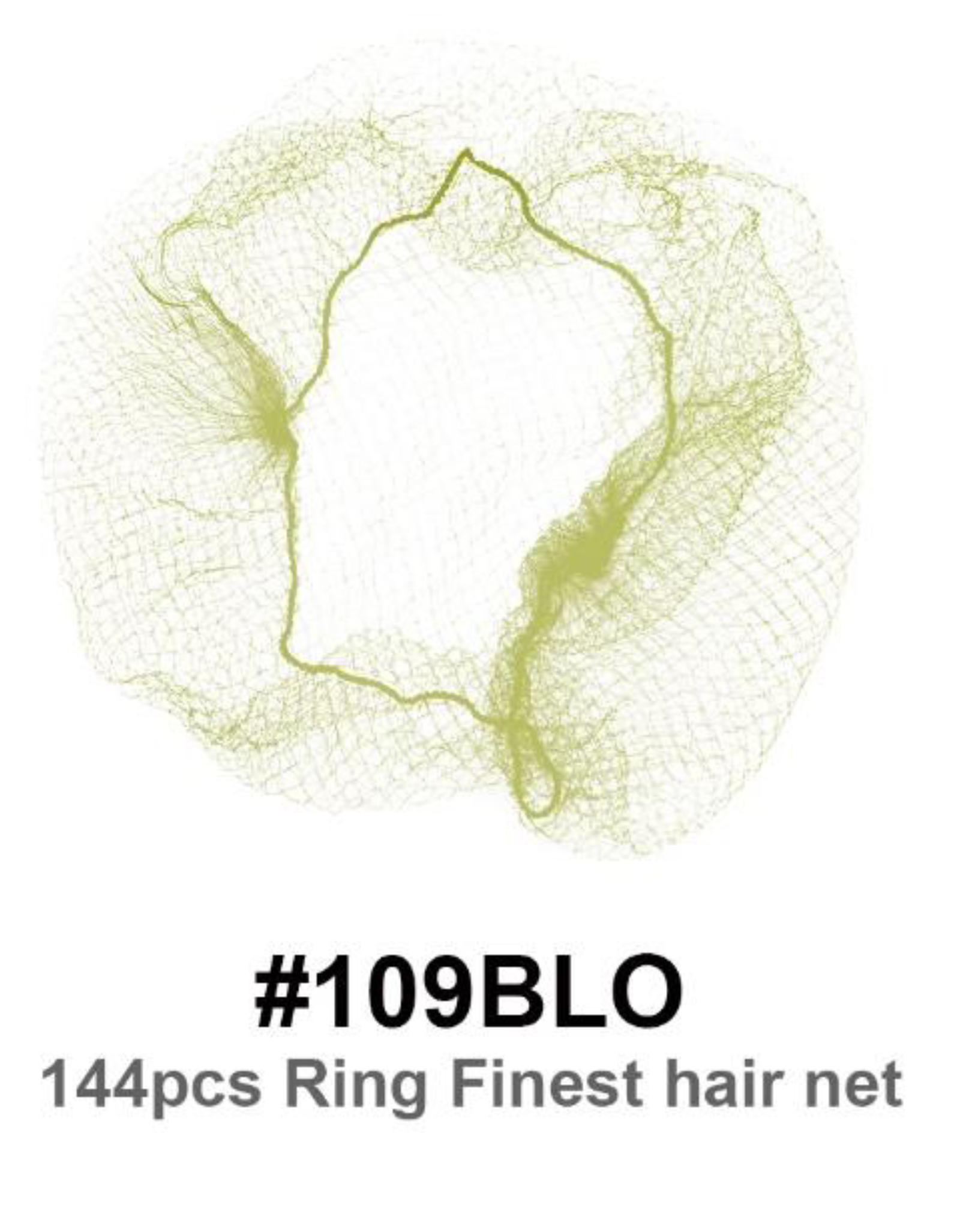 Hair Nets - 144pcs Ring Finest Hair Net - Black, Brown, and Blonde - #109BBLK, #109BRO, #109BLO - Image 3