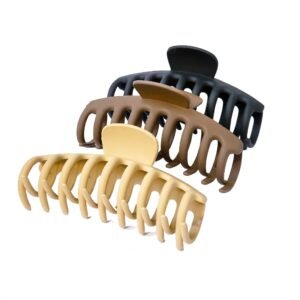 Matte Neutral Hair Claw Clamps, 1-pc, #CL934