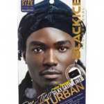 Pre-Tied Turban Navy W/Tassel #BIC303TNAV