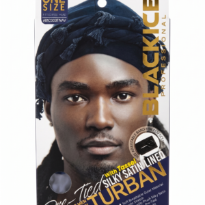 Pre-Tied Turban Navy with Tassel for stylish headwear