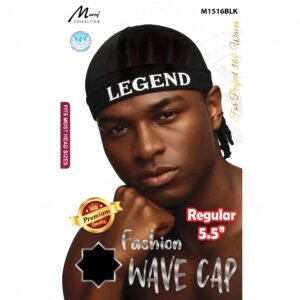 Murry Fashion Wave Cap Regular 5.5″ #M1516BLK