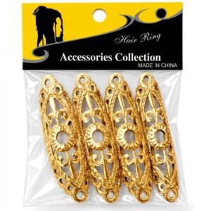 Gold Filigree Dread Cuffs 24pack Card #12GOL