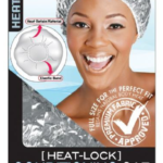 Heat-Lock Conditioning Cap in Silver (#2092SIL) with Heat-Retain Fabric and Elastic Band for Enhanced Hair Care.