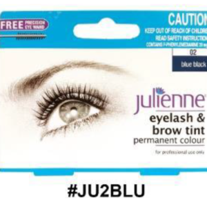 Julienne Eyelash & Brow Tint (#JU2BLU) Permanent Color in Blue Black
