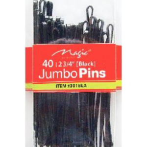 Magic, 2 3/4" Jumbo Pins, #301BLK, Black