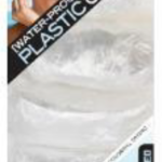 Waterproof Plastic Cap - Jumbo & Regular - 4pc and 8pc Sets (#2199JCRY, #2199AST, #2199BLA, #2199CRY)