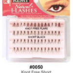 Remy Natural+ I-Lashes - #0050 Knot Free Short Black Customizable Short-Length Lashes for Natural Beauty