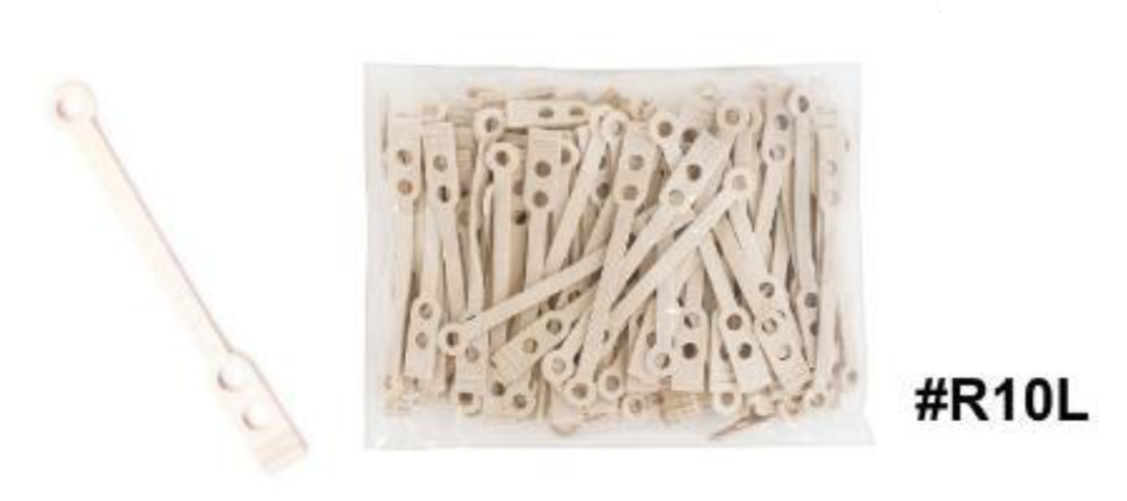Roller Clips, #R10L, Beige