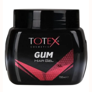 Totex Hair Gum Gel 700ml for strong hold and flexible styling
