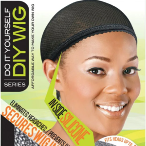DIY Weaving Cap with Silicone, Black for wig-making