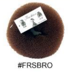 Sponge Hair Bun Maker, Multiple Sizes, Brown, #FRSBRO, #FRMBRO, #FRLBRO, #FRXLBRO, #FRXXLBRO