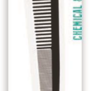 Stella, 7 ¼" Barber Styling Comb, #2444, Black