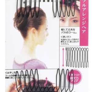 Weaving Clips/Combs, #WW2, 2PCS, Black
