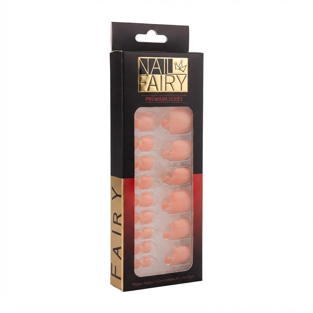 Nail Fairy Medium Pink Toe Nails for Elegant Art #TOE4
