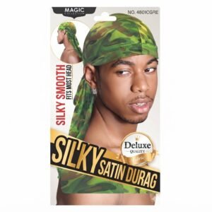 Silky Satin Durag Como Green for men