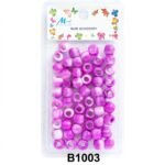 Round Beads Purple Fade Color #B1003